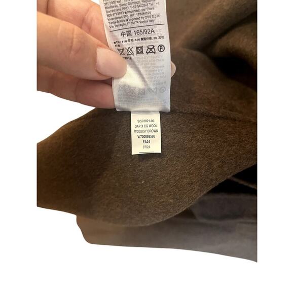 Cult Gaia X GAP Square Neckline Wool Mini Dress Brown Size 8 - Picture 13 of 13